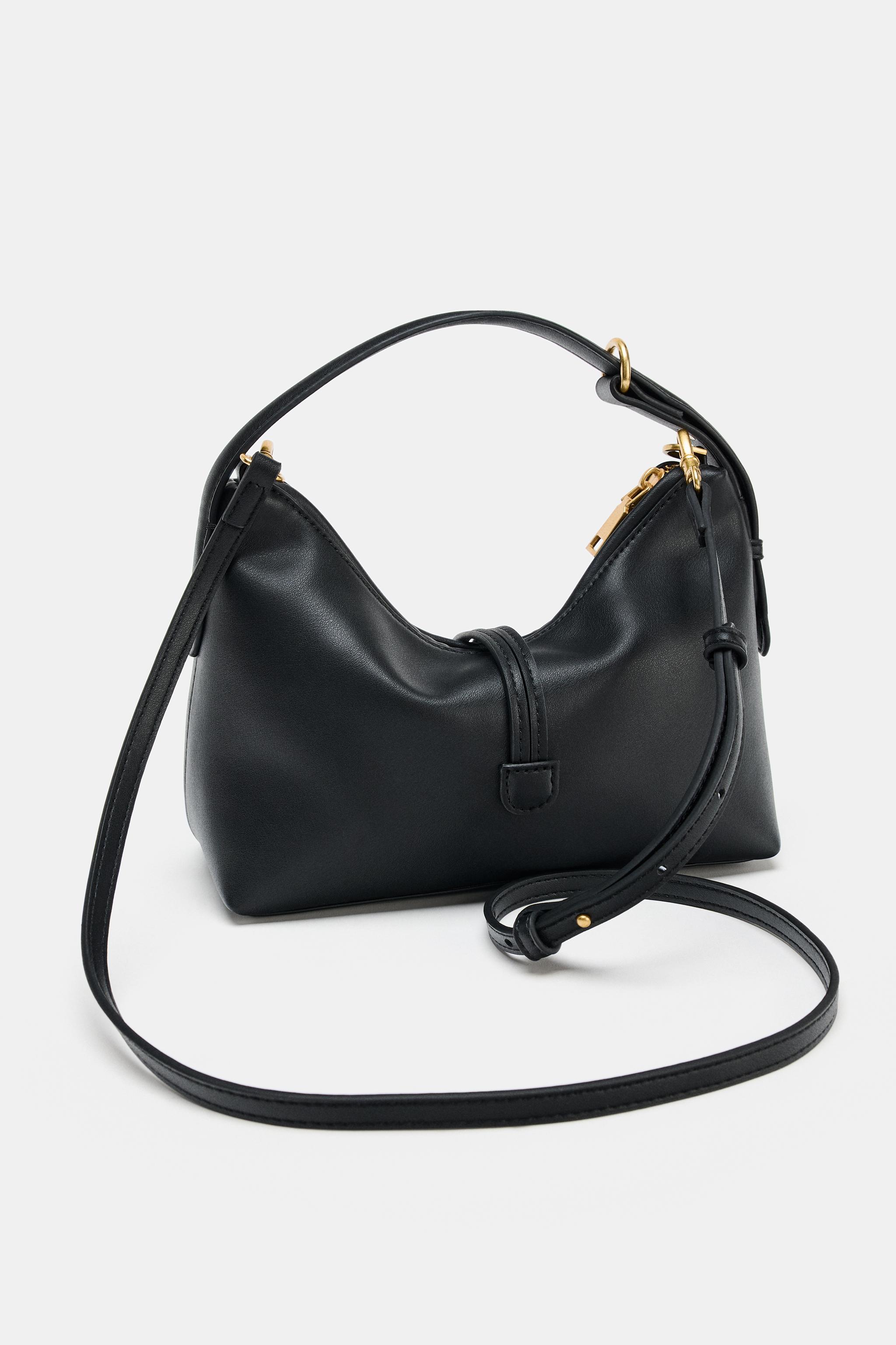 ボール付きミニバケットハンドバッグ - ブラック | ZARA Japan / 日本