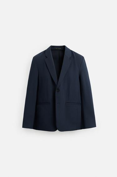 COMFORT SLIM FIT BLAZER - Blue by Zara