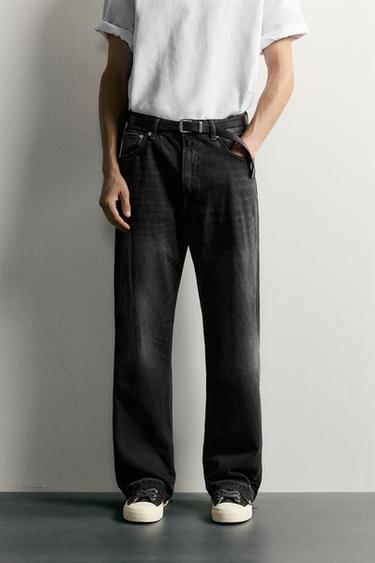 LOOSE-FIT JEANS — Charcoal 2