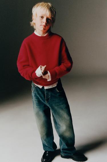 JERSEY 100% CASHMERE - Rojo de Zara