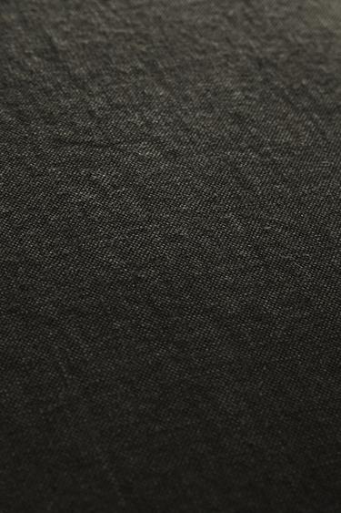 CANAPÉ LIN DÉLAVÉ DÉHOUSSABLE - Gris foncé de Zara - Image 4