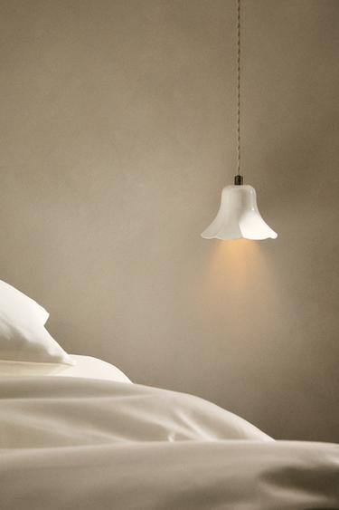LUSTRE PENDENTE FLOR - Branco da Zara