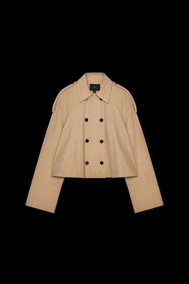 TRENCH CORTO CAPA - Tabaco de Zara - Imagen 0
