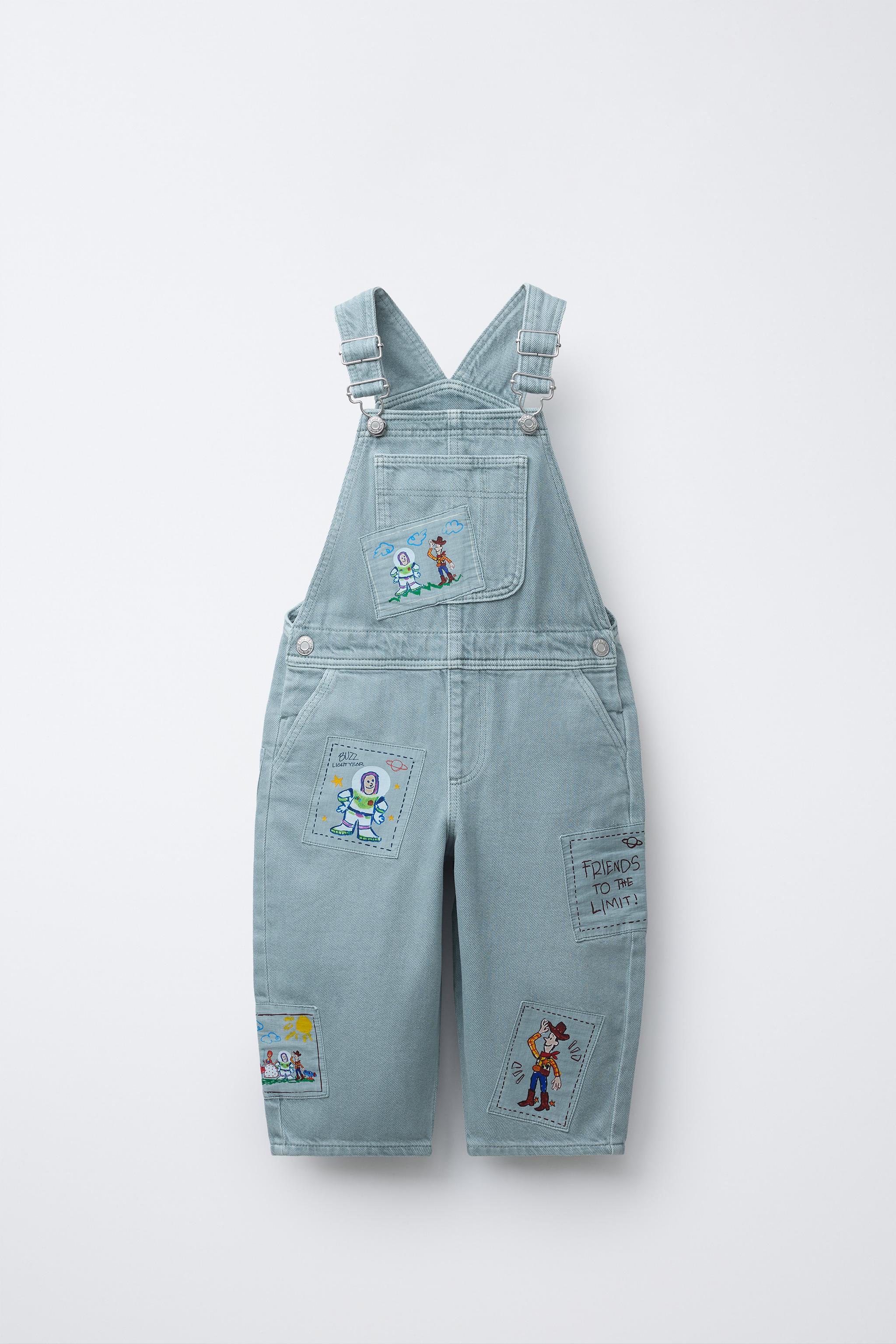 TOY STORY © DISNEY PIXAR PATCHED TWILL OVERALLS