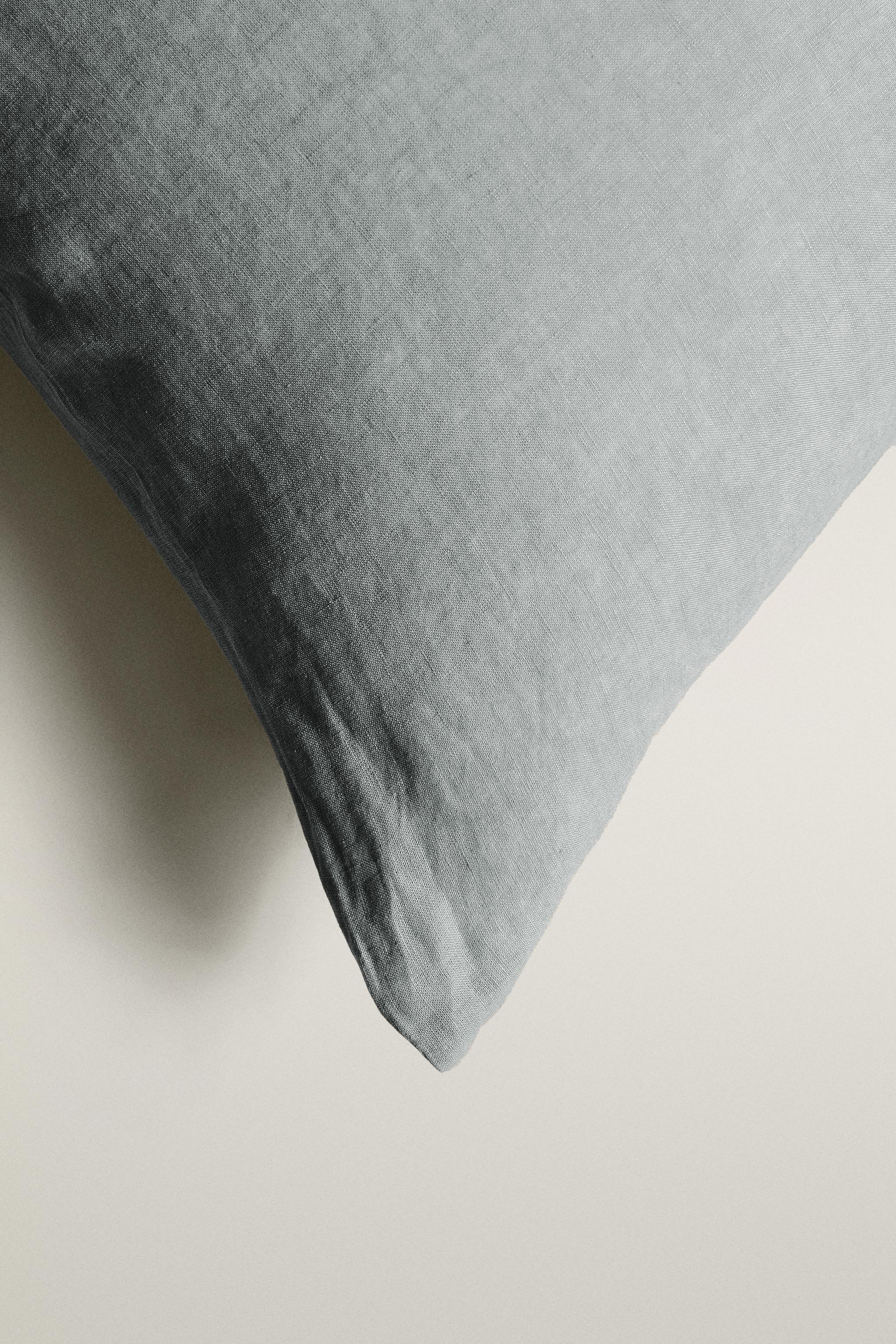 XXL LINEN THROW PILLOW COVER