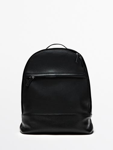 Zara Nappa leather backpack - Black - Image 0