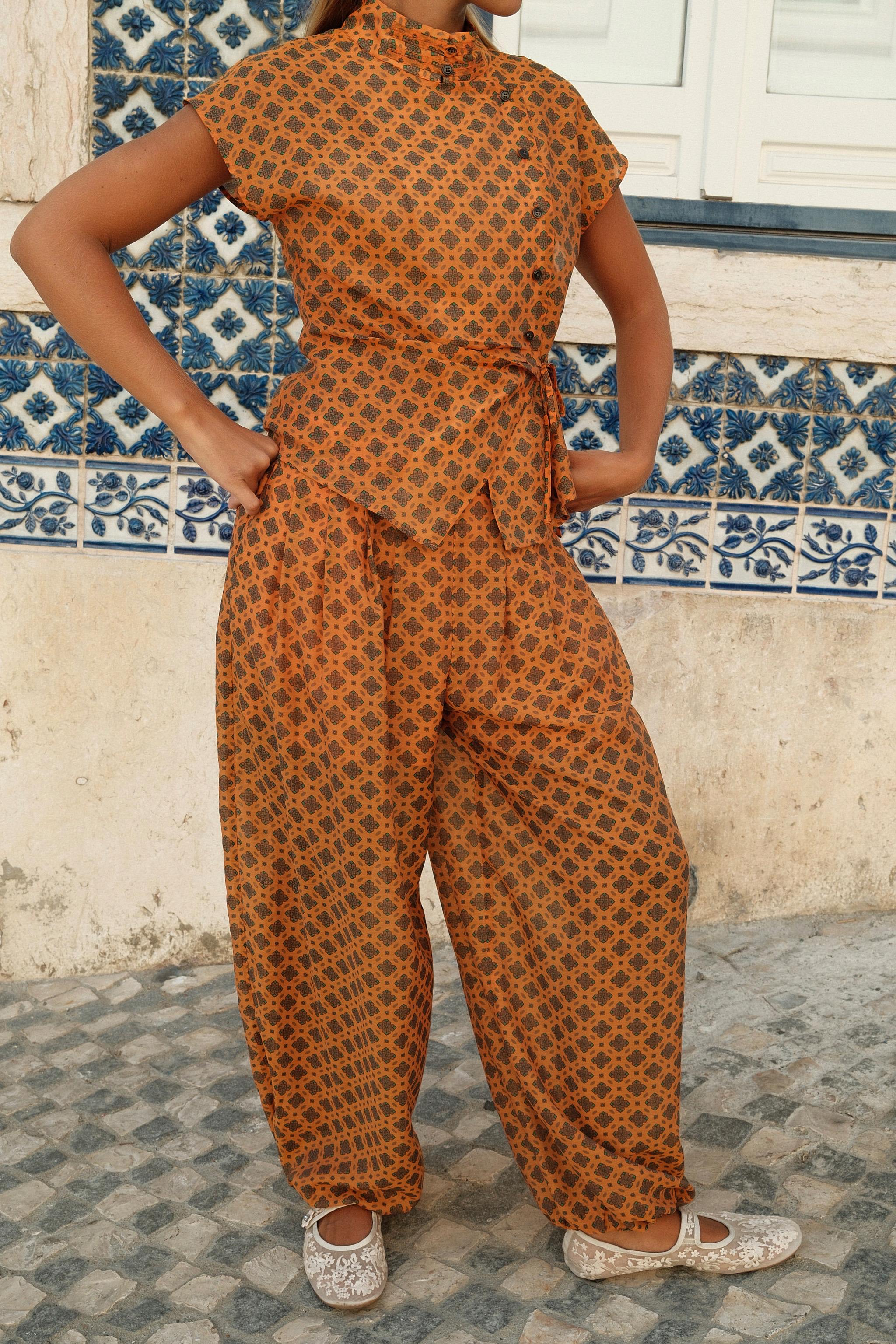 PANTALON BOUFFANT IMPRIMÉ