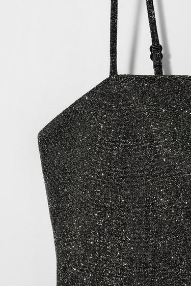 SHIMMER MINI DRESS KATE MOSS X ZARA - Blue / Green by Zara - Image 3