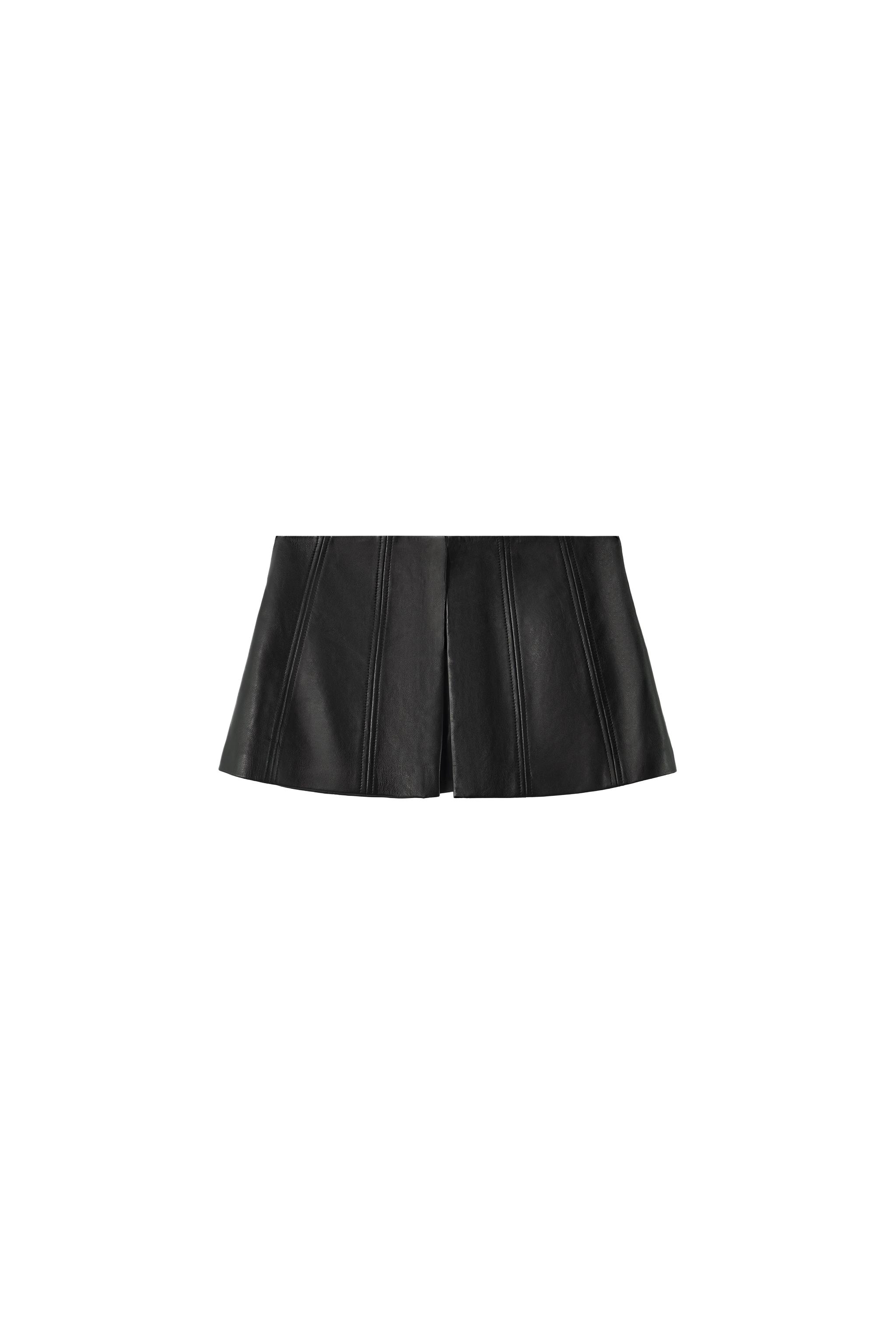 100% LEATHER CORSET LIMITED EDITION - Black | ZARA United States