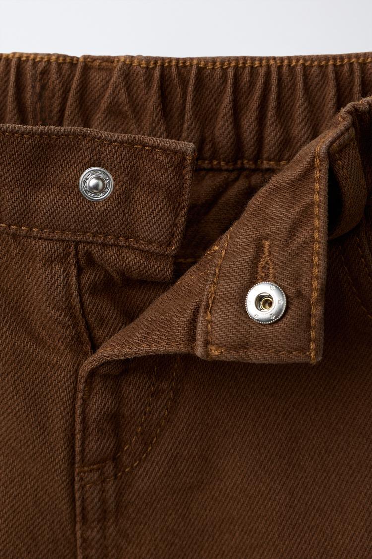 Pantalones culotte de twill con volante 3