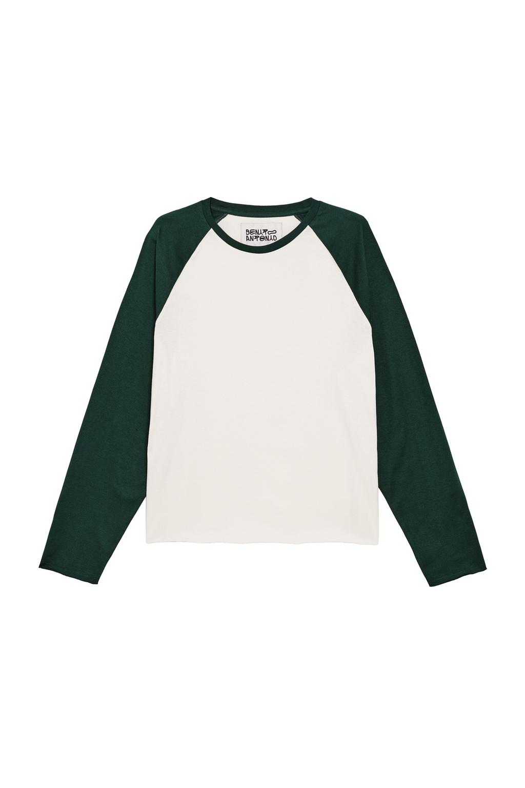 CROPPED COLOUR BLOCK T-SHIRT