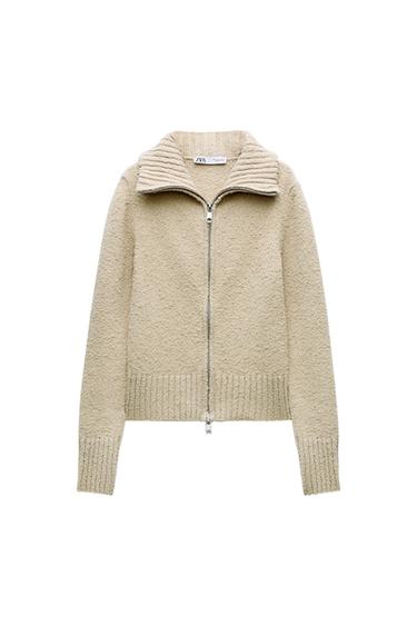 BOUCLÉ KNIT CARDIGAN