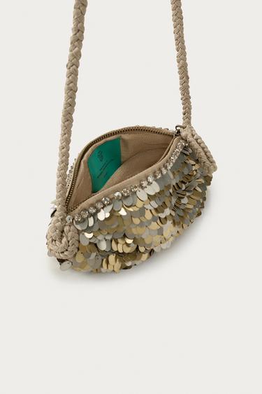 SAC À DÉCORS MARISA BERENSON X ZARA - Doré de Zara - Image 4