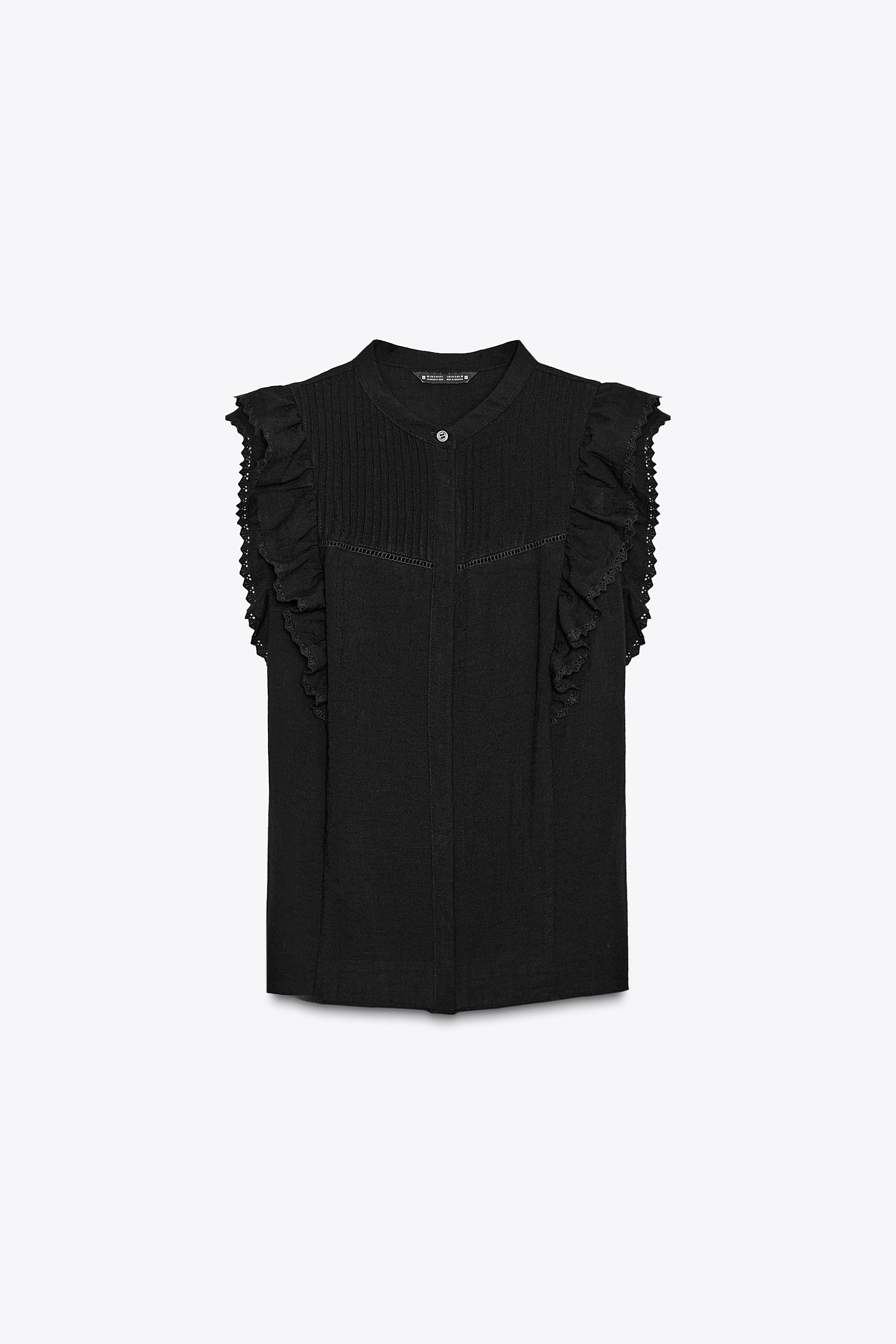 【ZARA】ZW COLLECTION レースブラウス 1377/044/715 ZARA ZW COLLECTION レースブラウス 1377/044 (ZARA/ブラウス