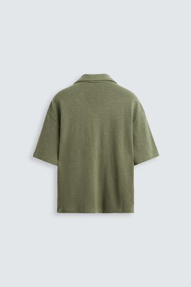 BEADED EMBROIDERY SHIRT - Green by Zara - Image 6