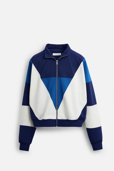 RETRO FOOTBALL JACKET - Blue by Zara - Image 6