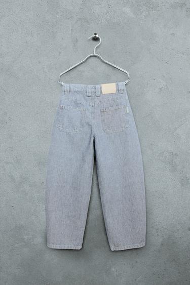 STORIESZ - BAGGY BALLOON JEANS - Blue marl by Zara - Image 1