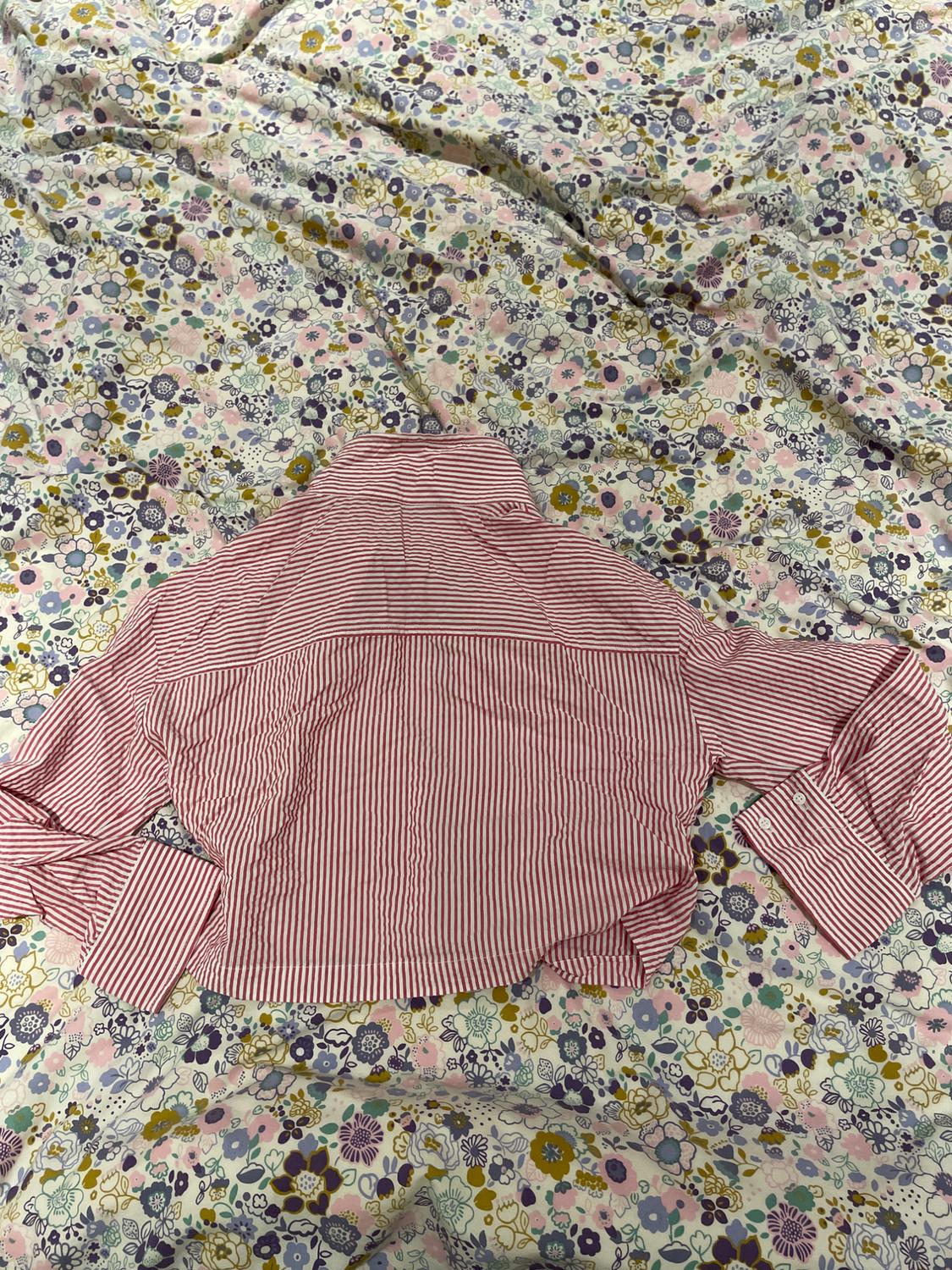 HIGH NECK STRIPED SHIRT - Image 2