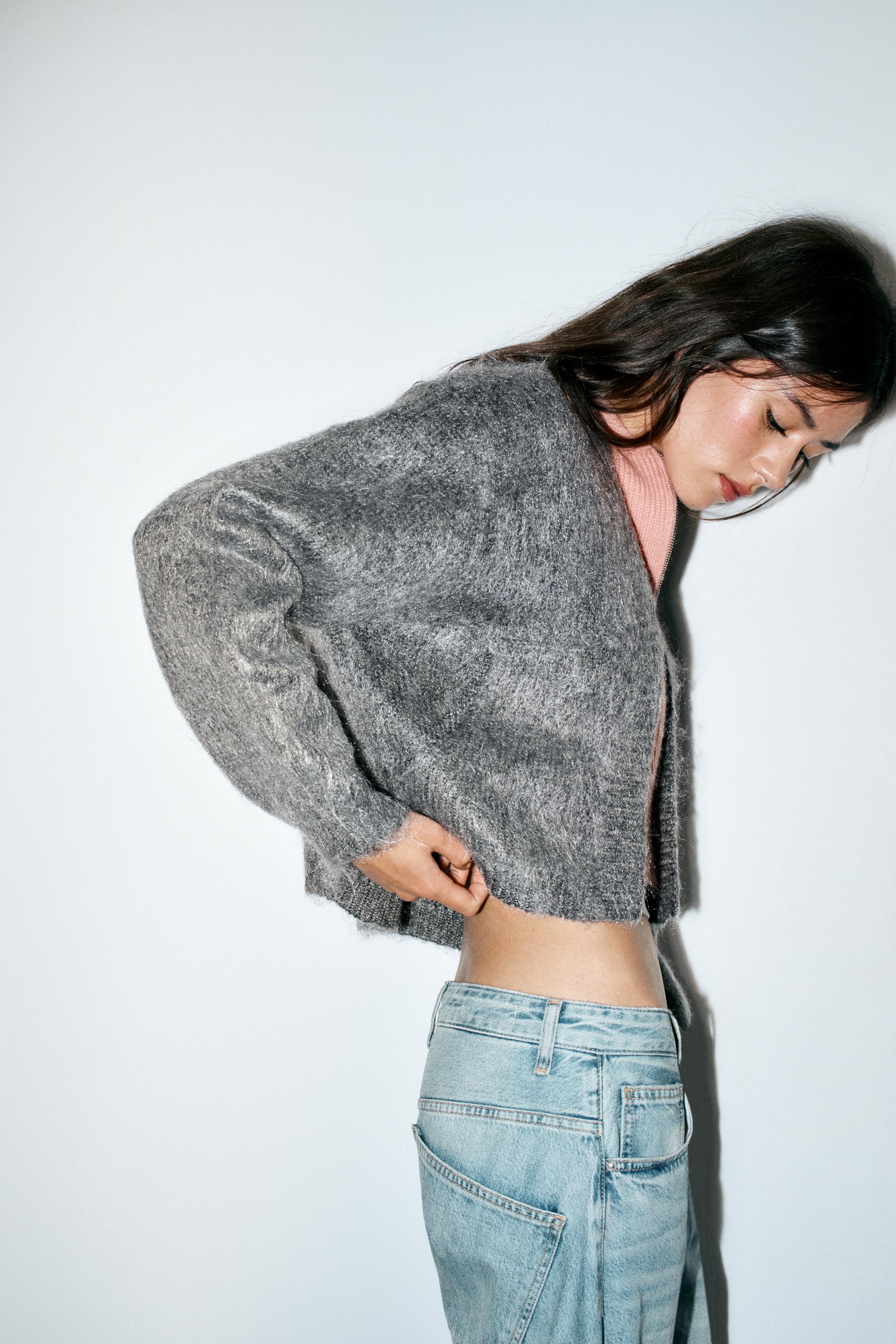 DOUBLE KNIT EFFECT JACKET