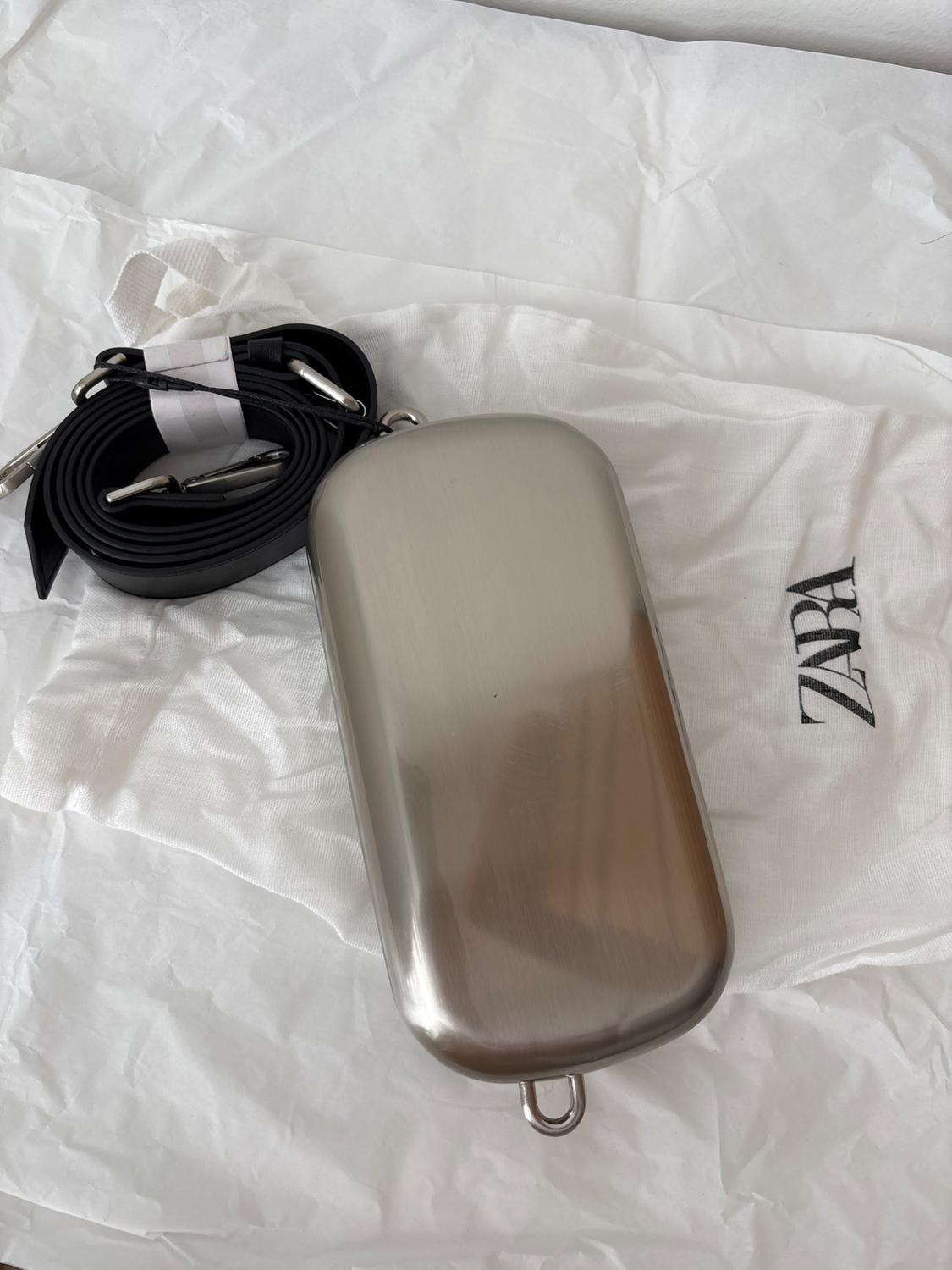 METALLIC MINI CROSSBODY BOX BAG - Image 5