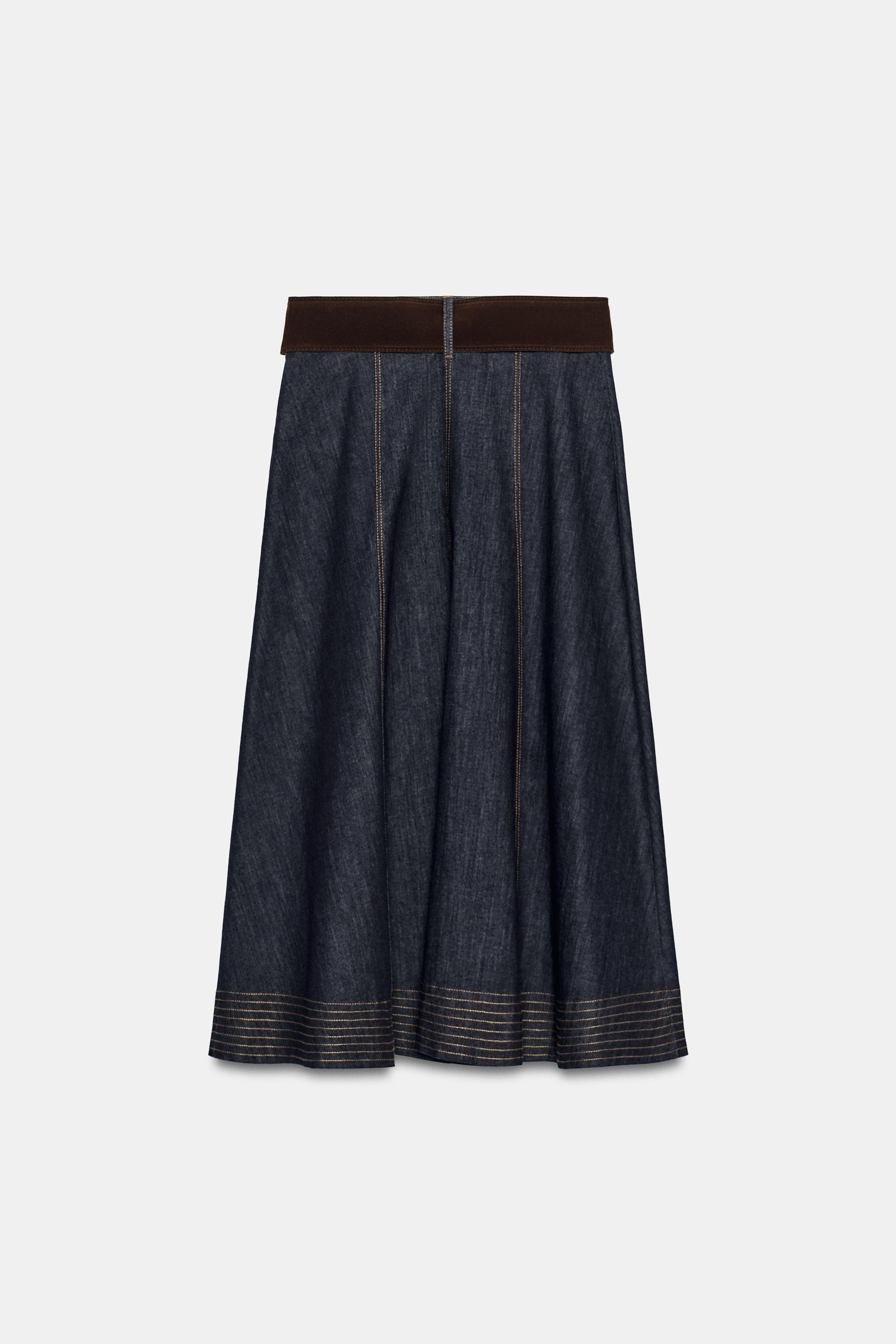 JUPE CAPE CEINTURE