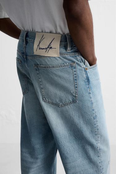 BAGGY FIT JEANS © OTIS KWAME KYE QUAICOE - Light blue by Zara