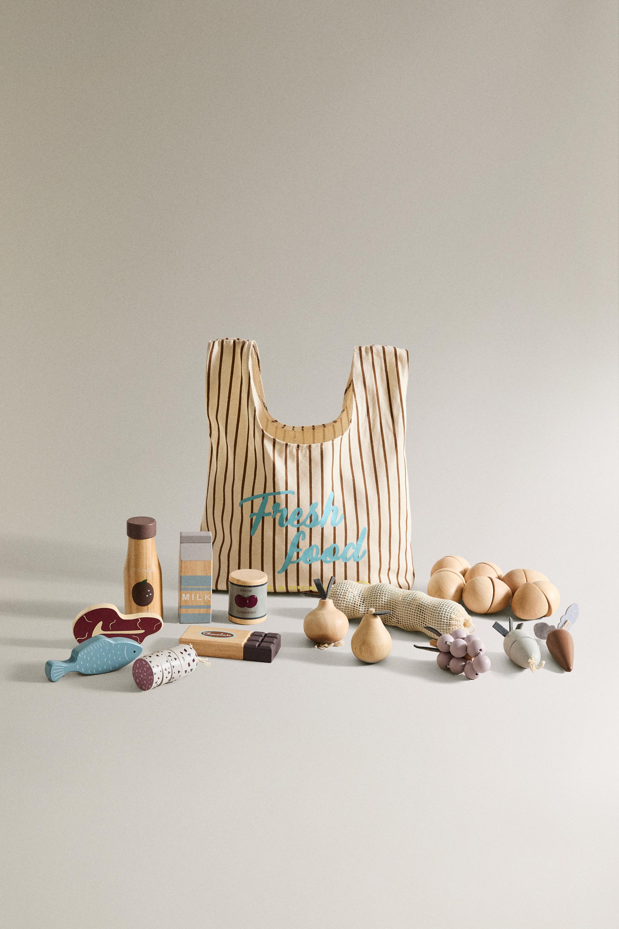 Zara KIDS' TOY SHOPPING FOOD SET