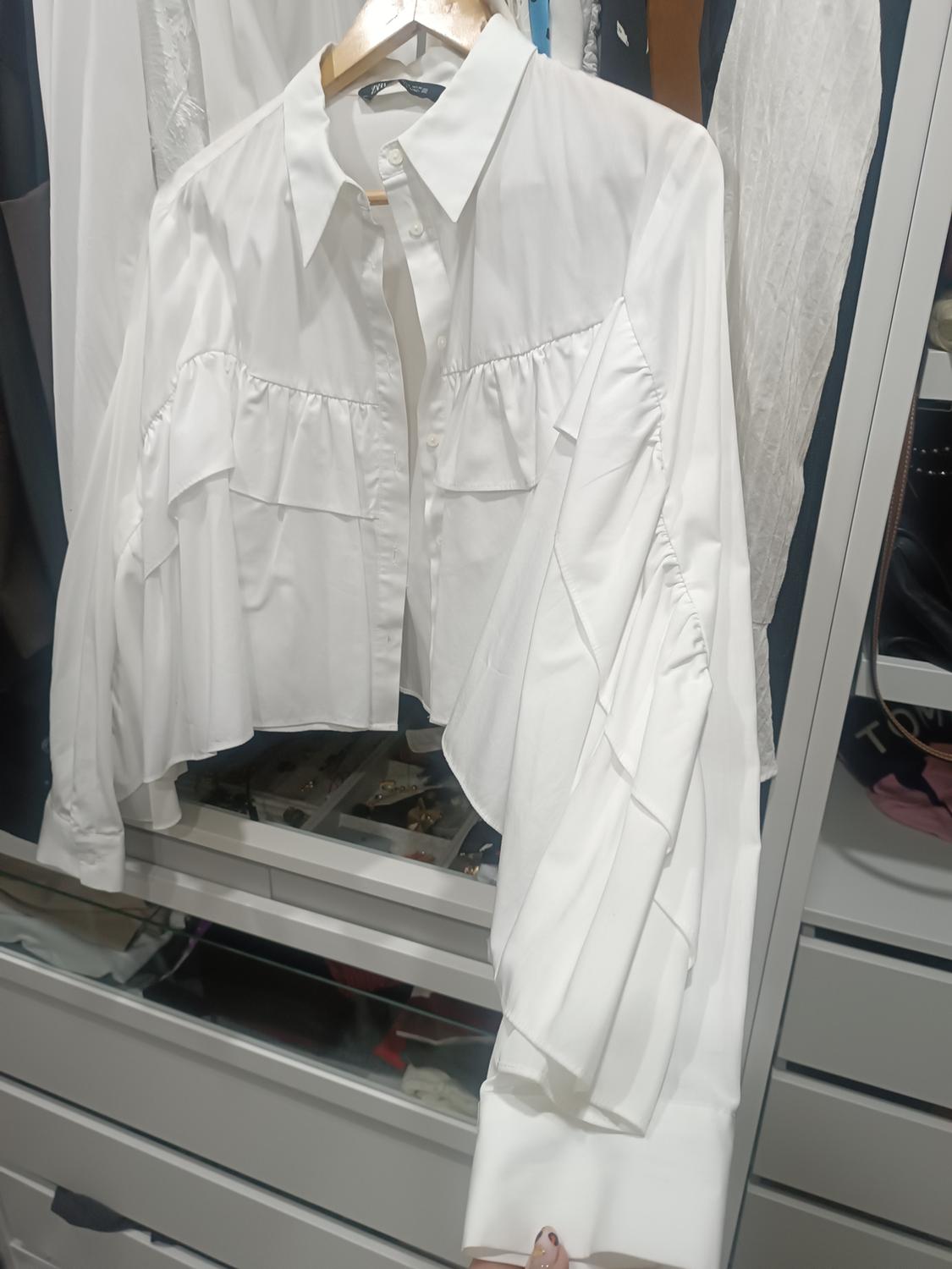 RUFFLED POPLIN SHIRT - Image 2