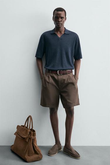 CASUAL LEATHER LOAFERS - Grey by Zara
