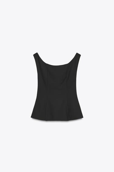 CREPE TOP - Black by Zara - Image 5
