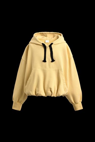Zara EMBROIDERED HOODIE SWEATSHIRT HARRY LAMBERT FOR ZARA X DISNEY - Yellow - Image 0