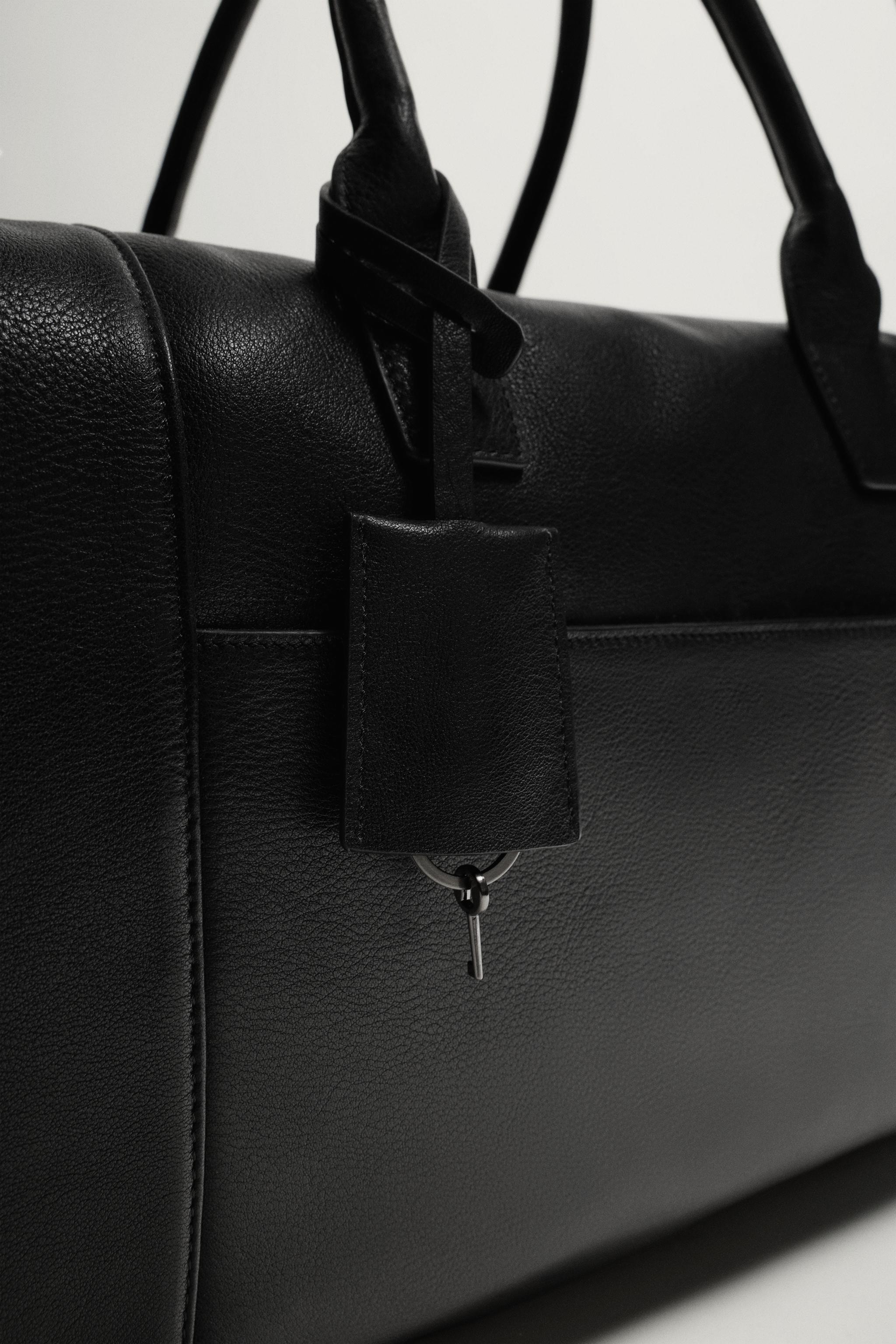 Мужские сумки Zara LEATHER TRAVEL — фото 7
