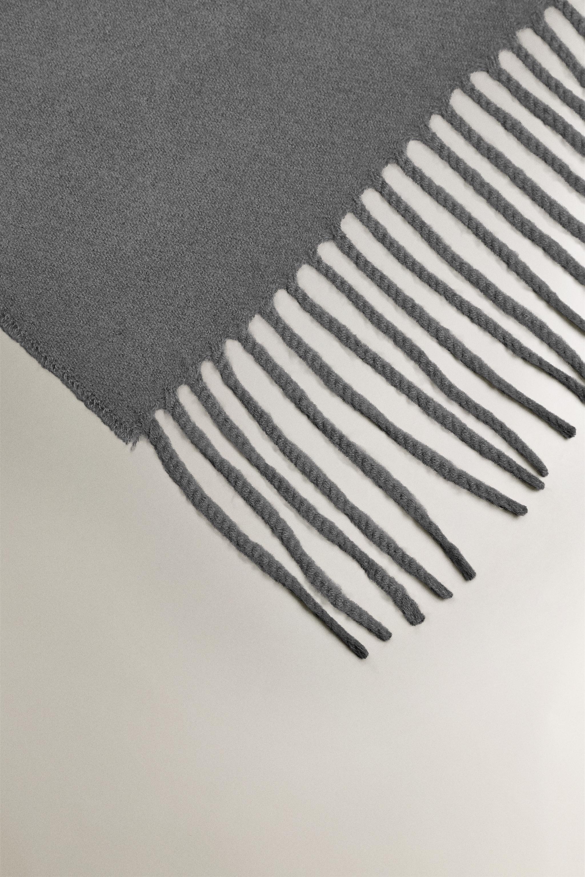 FRINGED SOFT BLANKET