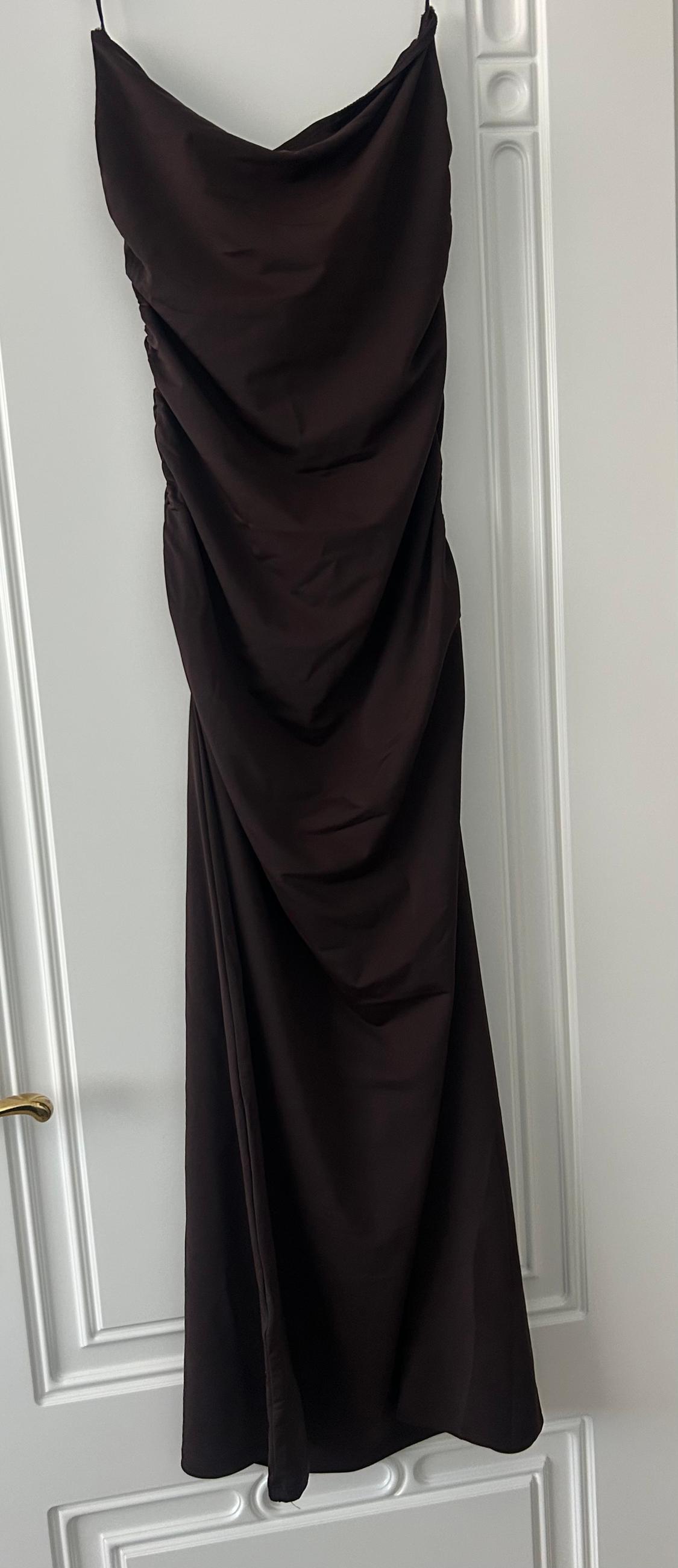 LONG POLYAMIDE DRESS - Image 2