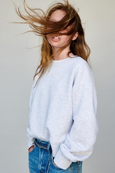 JEANS MOM FIT - Azul de Zara