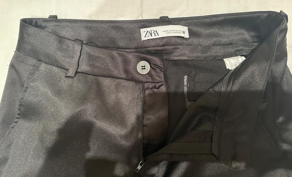 SATIN CARGO TROUSERS - Image 5