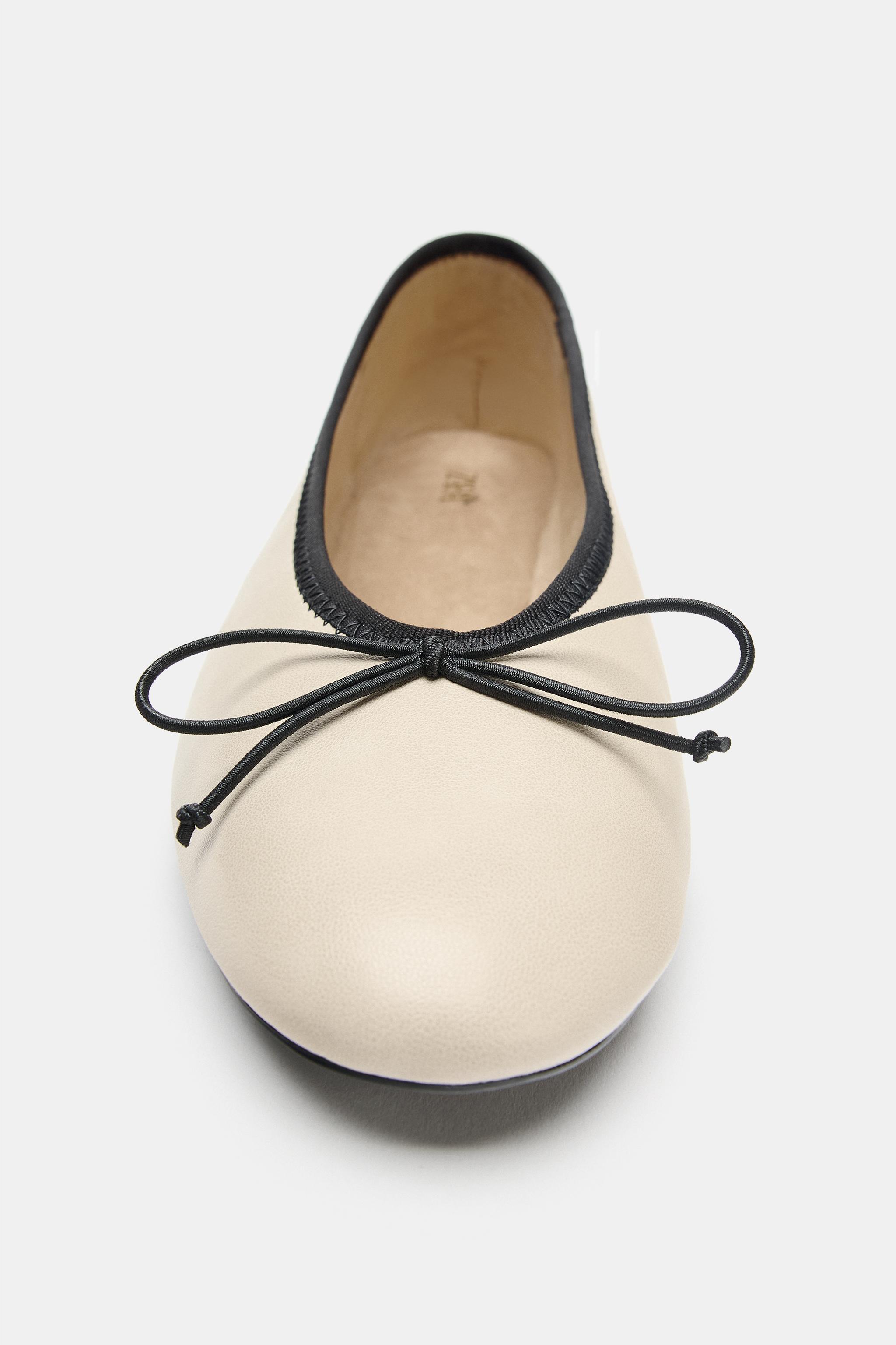 Обувь Zara BOW FLAT BALLET FLATS — фото 5