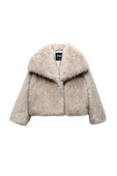 SHORT FAUX FUR JACKET