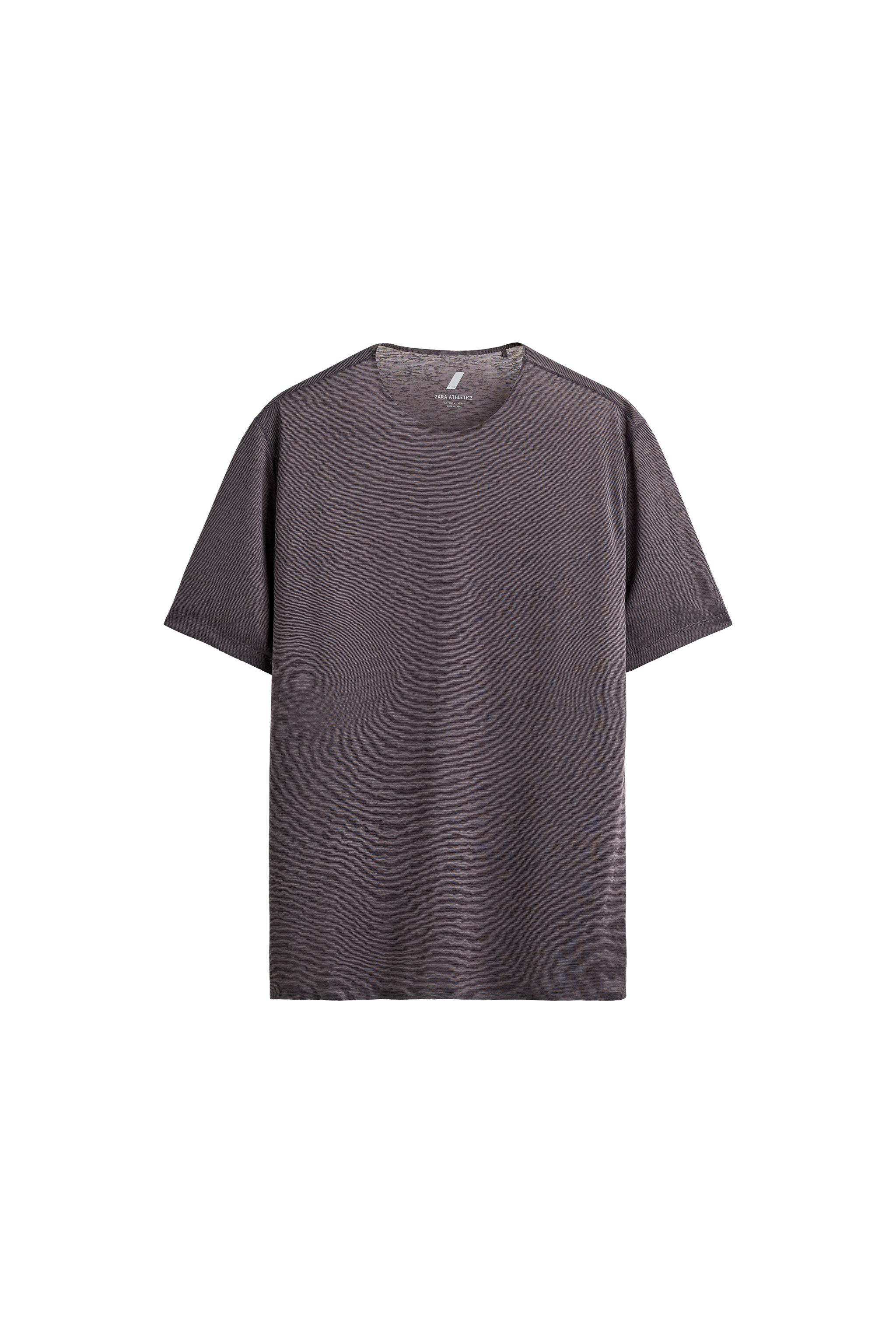 LIGHTWEIGHT STRUCTURED RUNNING T-SHIRT - Mid-green | ZARA United