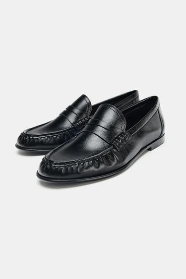 MOCASSIN FRONCÉ SOFT - Noir de Zara - Image 3