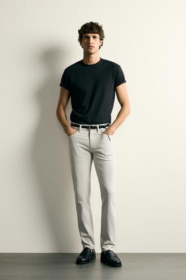JEANS SLIM FIT BÁSICO - Crudo de Zara