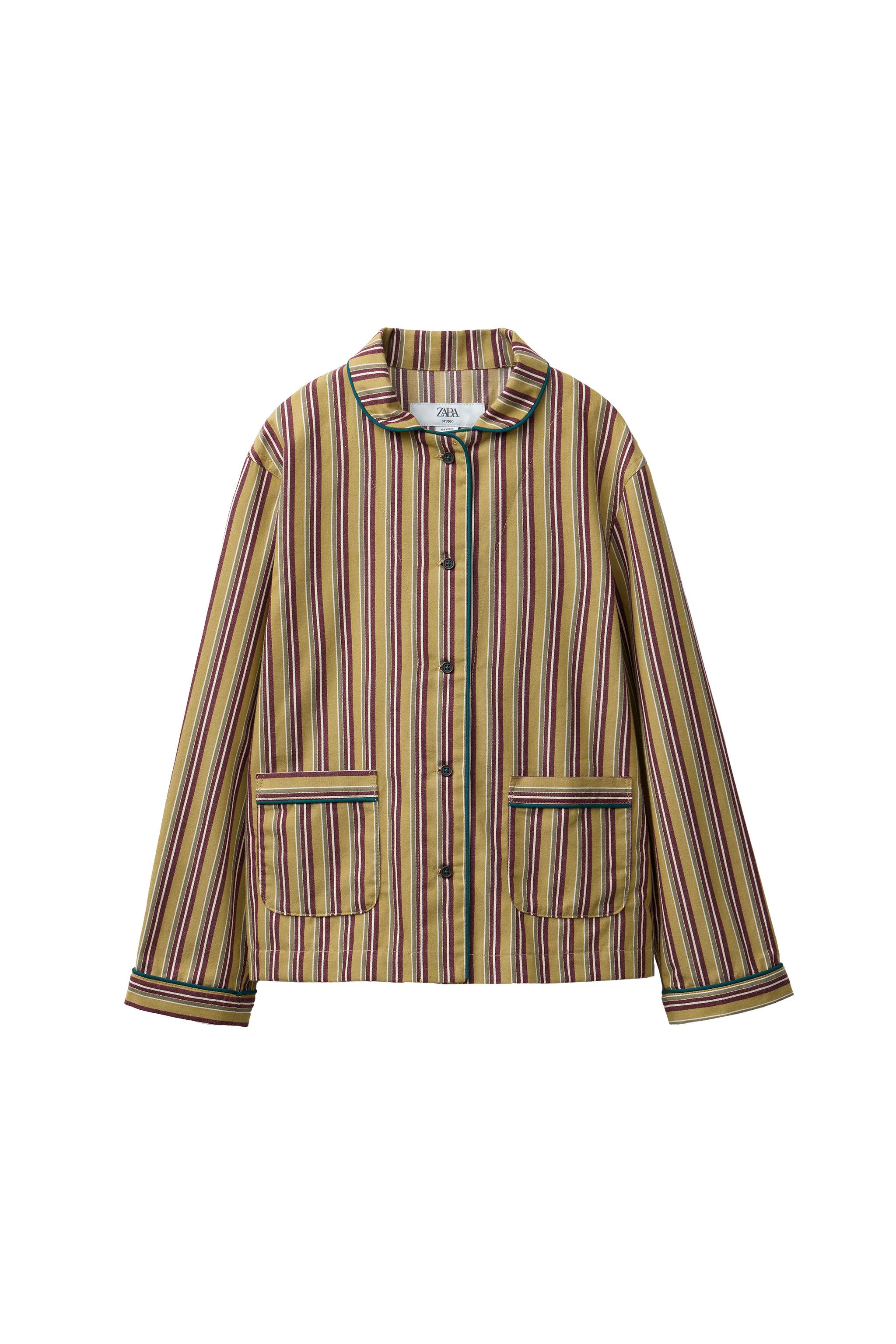 LIMITED EDITION STRIPED PYJAMA SHIRT - Multicoloured | ZARA India