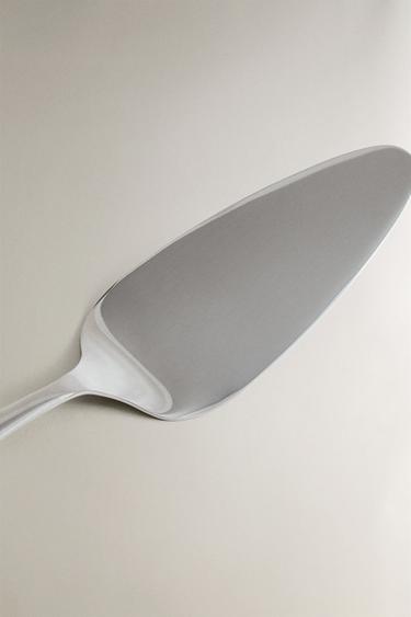 CAKE SLICE WITH STRIPED HANDLE - Green / Ecru by Zara - Image 1