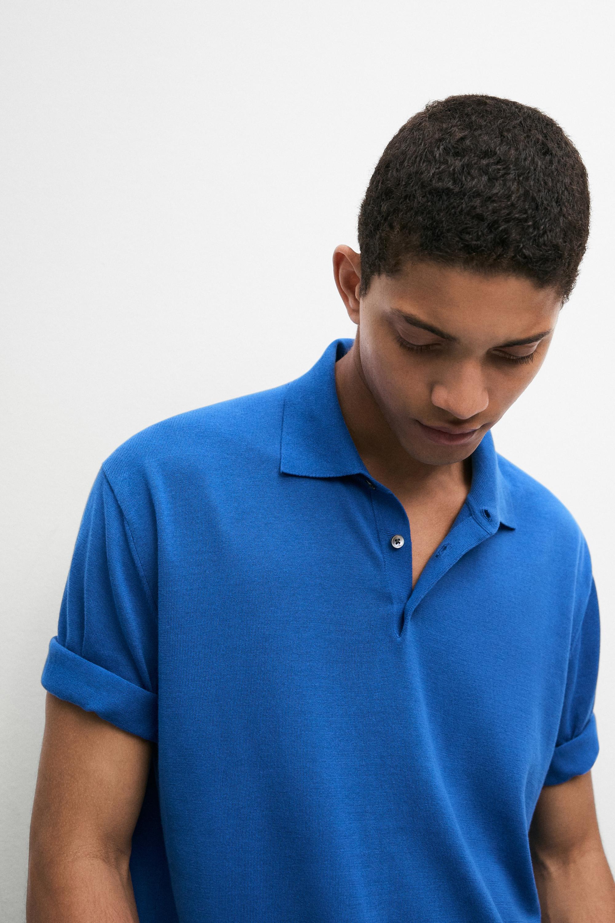 Polo en maille 100 % coton