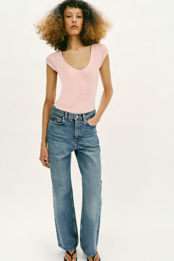 ROUND NECK BODYSUIT from Zara - $25.90