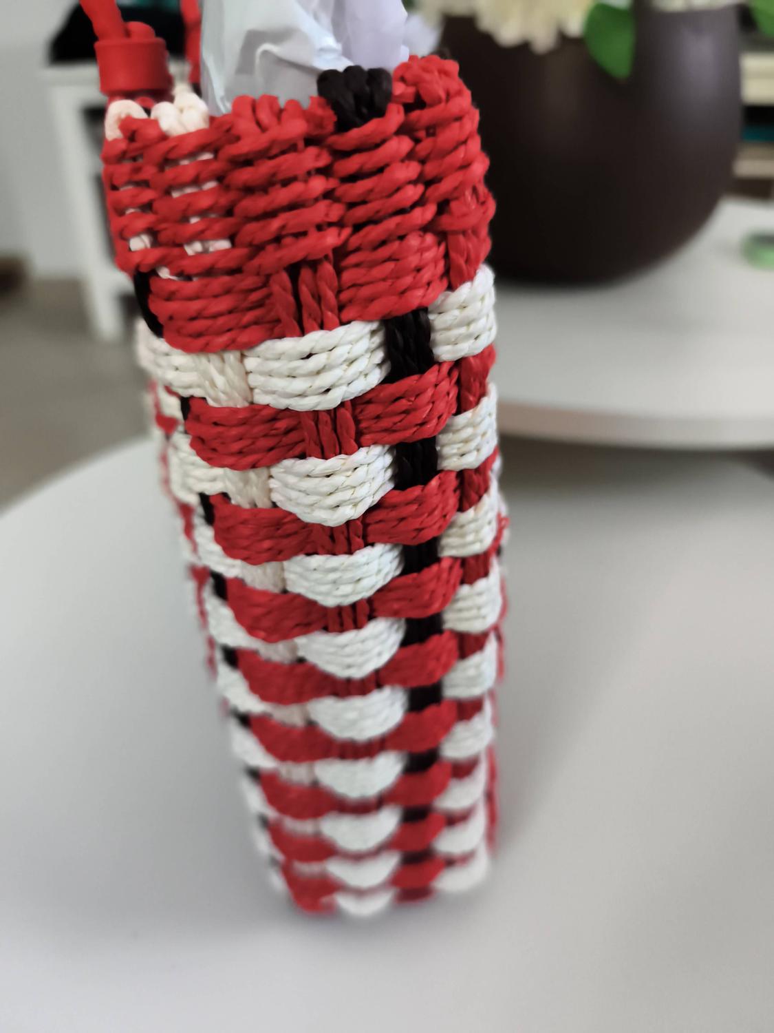 BRAIDED-EFFECT MINI TOTE BAG - Image 4