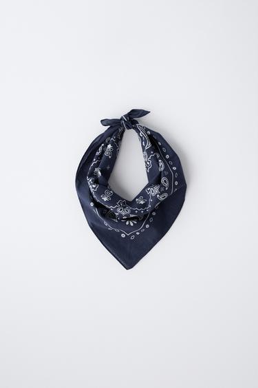 PAISLEY PRINT BANDANA — Blue 2