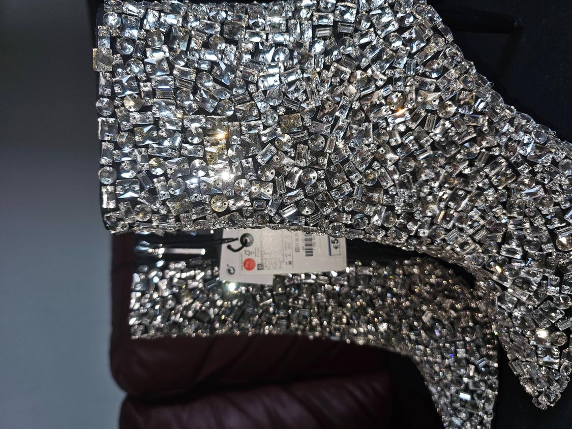 HIGH-HEEL DIAMANTÉ ANKLE BOOTS - SPECIAL EDITION - Image 8