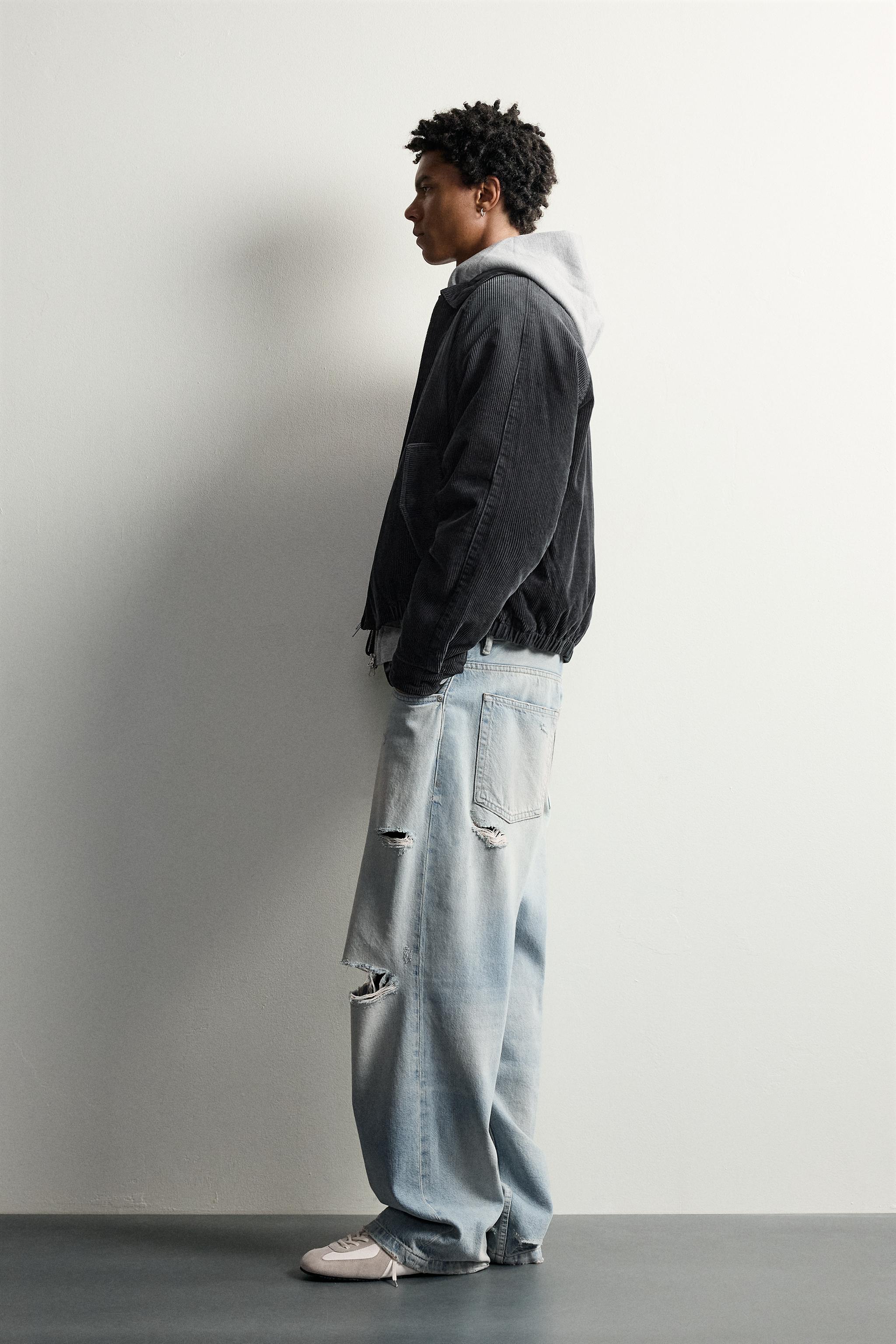 BLOUSON MATELASSÉ EN VELOURS CÔTELÉ COUPE DÉCONTRACTÉE