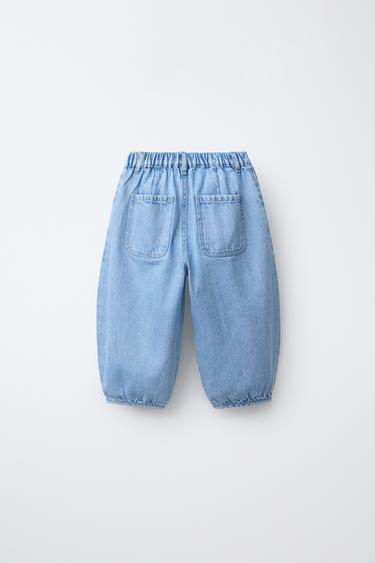 JEANS BALLOON - Azul medio de Zara